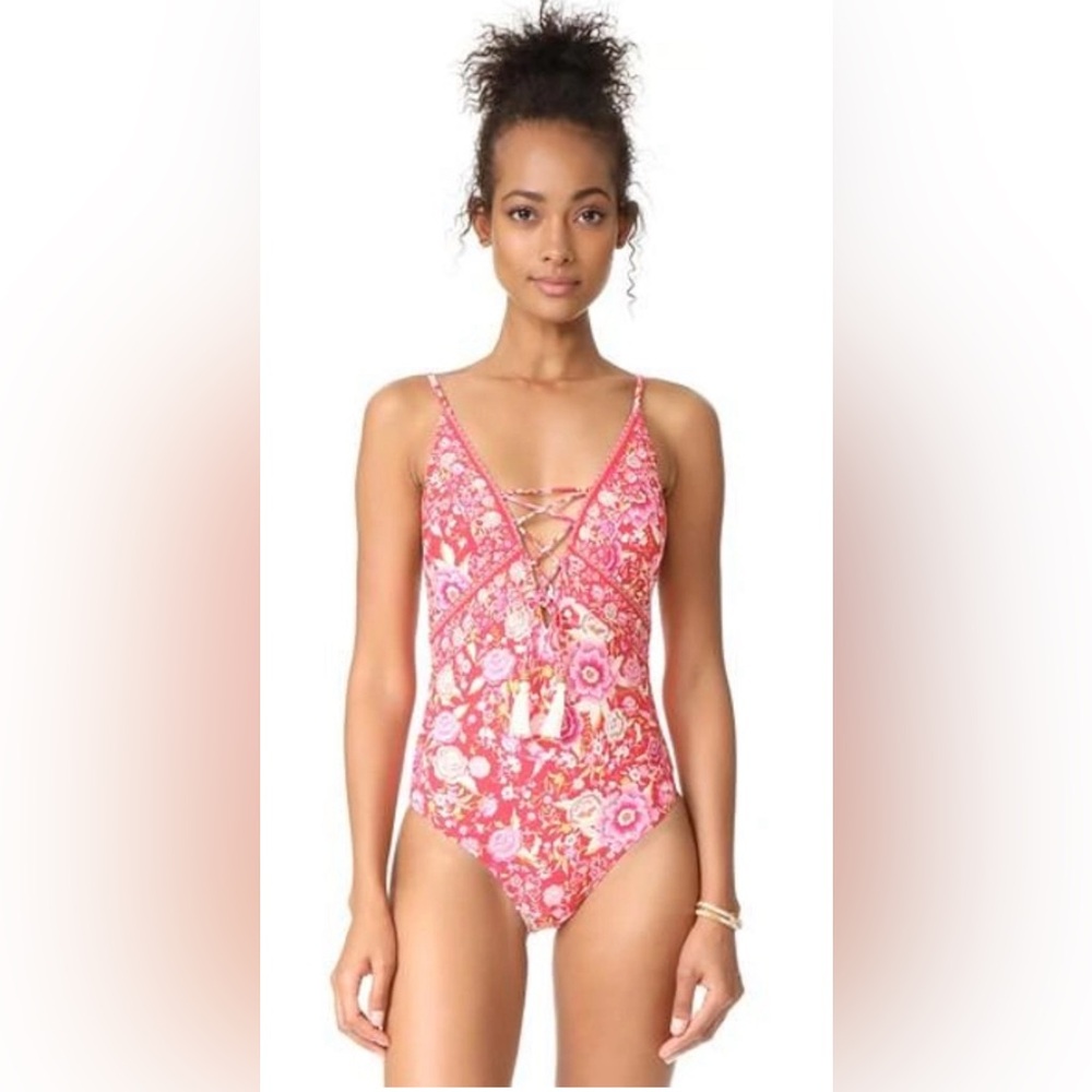 Spell & The Gypsy Collective Flame Babushka Swimsuit One Piece M